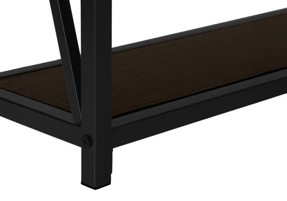 Accent Console Table For Entryway, Modern - Espresso