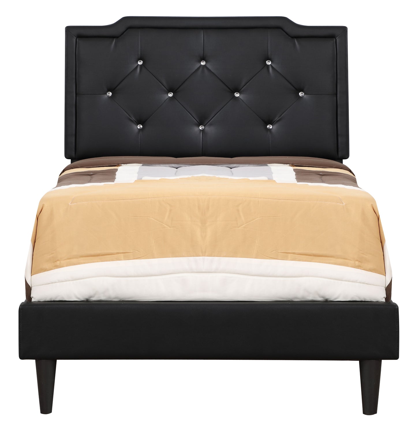 Deb - Twin Bed - Black