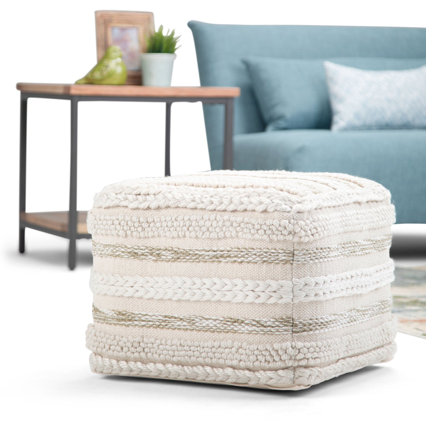 Sommer - Square Pouf - Natural