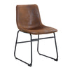 (Set of 4) Retro Chairs, Comfortable Bar Stools, Suitable For Industrial And Vintage Style Environments - Brown