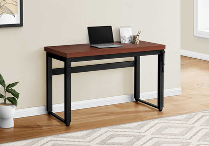 Computer Desk, Home Office, Standing, Adjustable, Laptop, Contemporary & Modern - Cherry