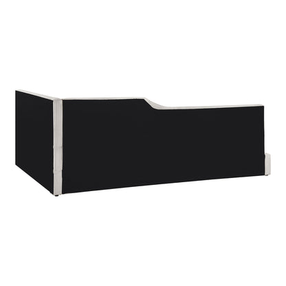 Twin Size L Shaped Upholstered Daybed - Beige