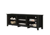 Benito - TV Stand With Open Shelves And Cable Management - Black