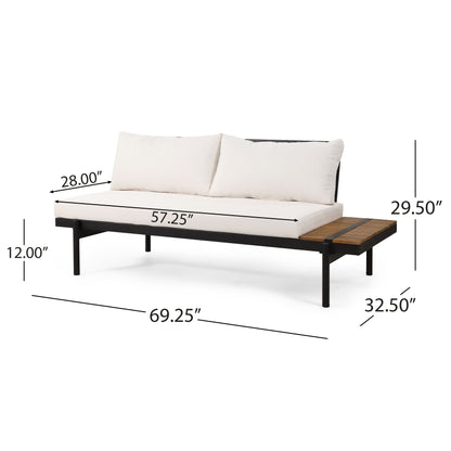 Theo - 2 Seater Sofa Right Side - Cream