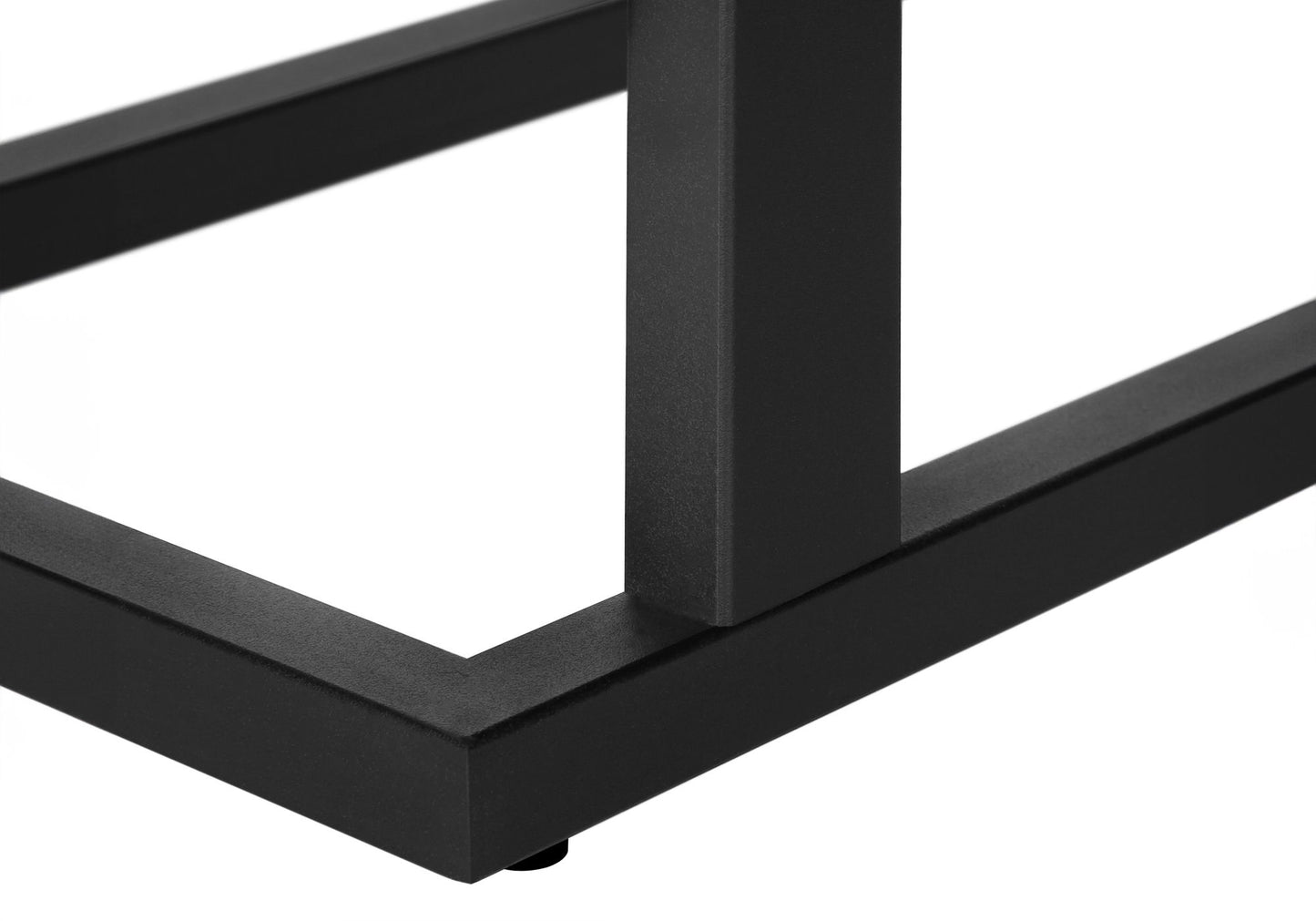 Accent Table, C - Shaped, Stylish Modern - Brown
