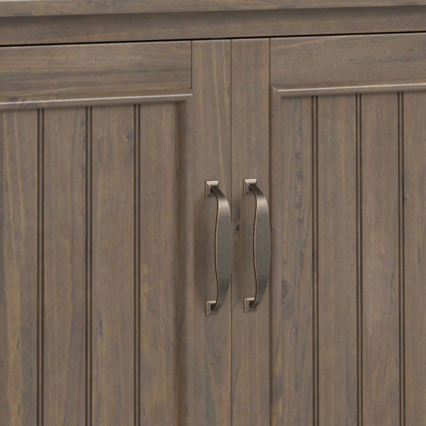 Lev - Low Storage Cabinet - Smoky Brown