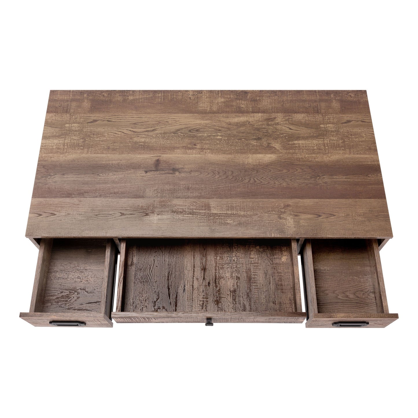 Computer Desk For Home Office, Laptop, Storage Drawers, Transitional - Brown