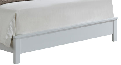 Stylish Transitional Bedroom Bed - White