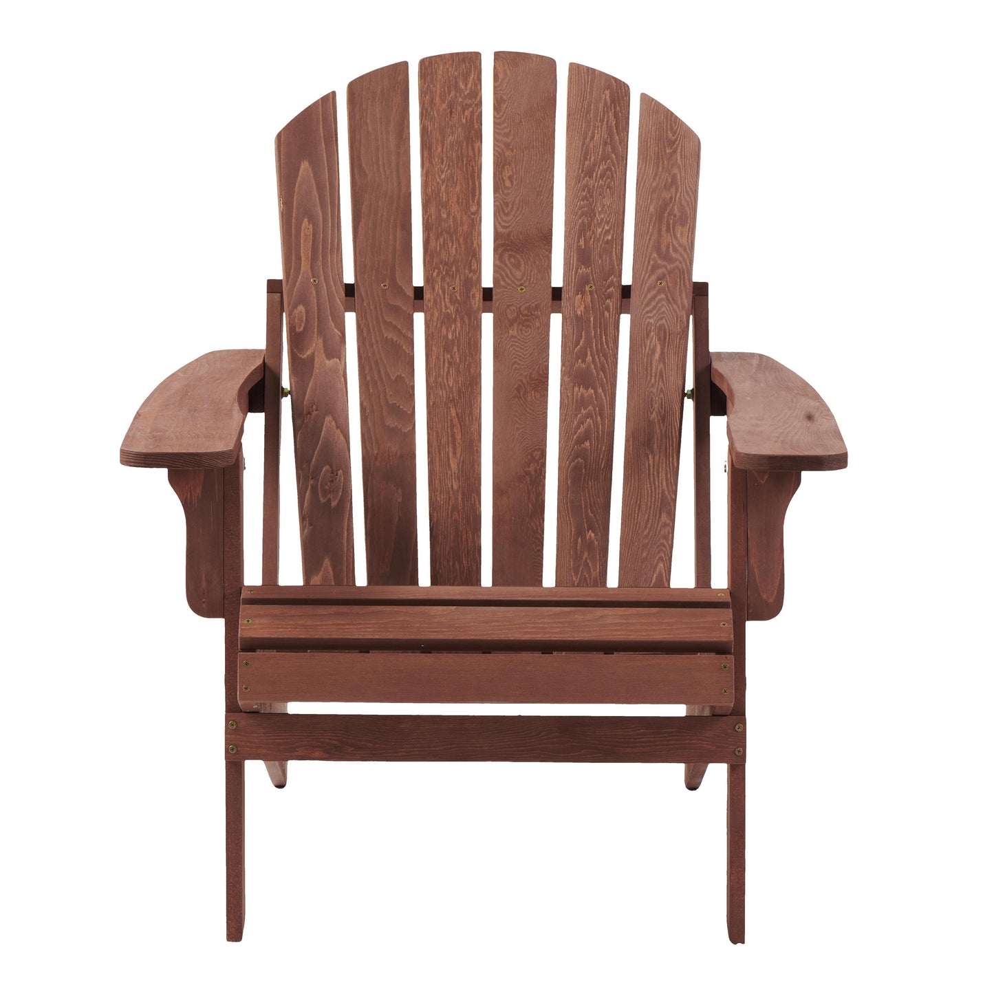 Oversize Outdoor Folding Adirondack Chair, Patio Chair For Garden Backyard Porch Pool Deck Firepit - Coffee