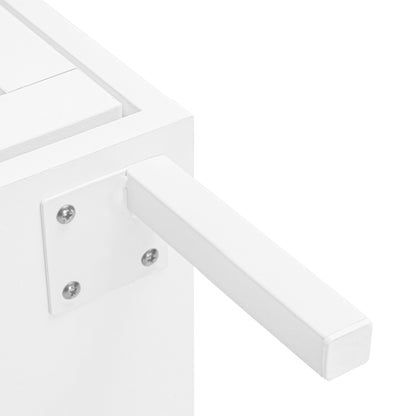 Modern Rattan 3 Door Shoe Rack Cabinet For Entryway Freestanding White Storage Unit In Particle Board - White