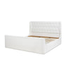 Brooks - King Contemporary Tufted Shelter Platform Bed - Antique White