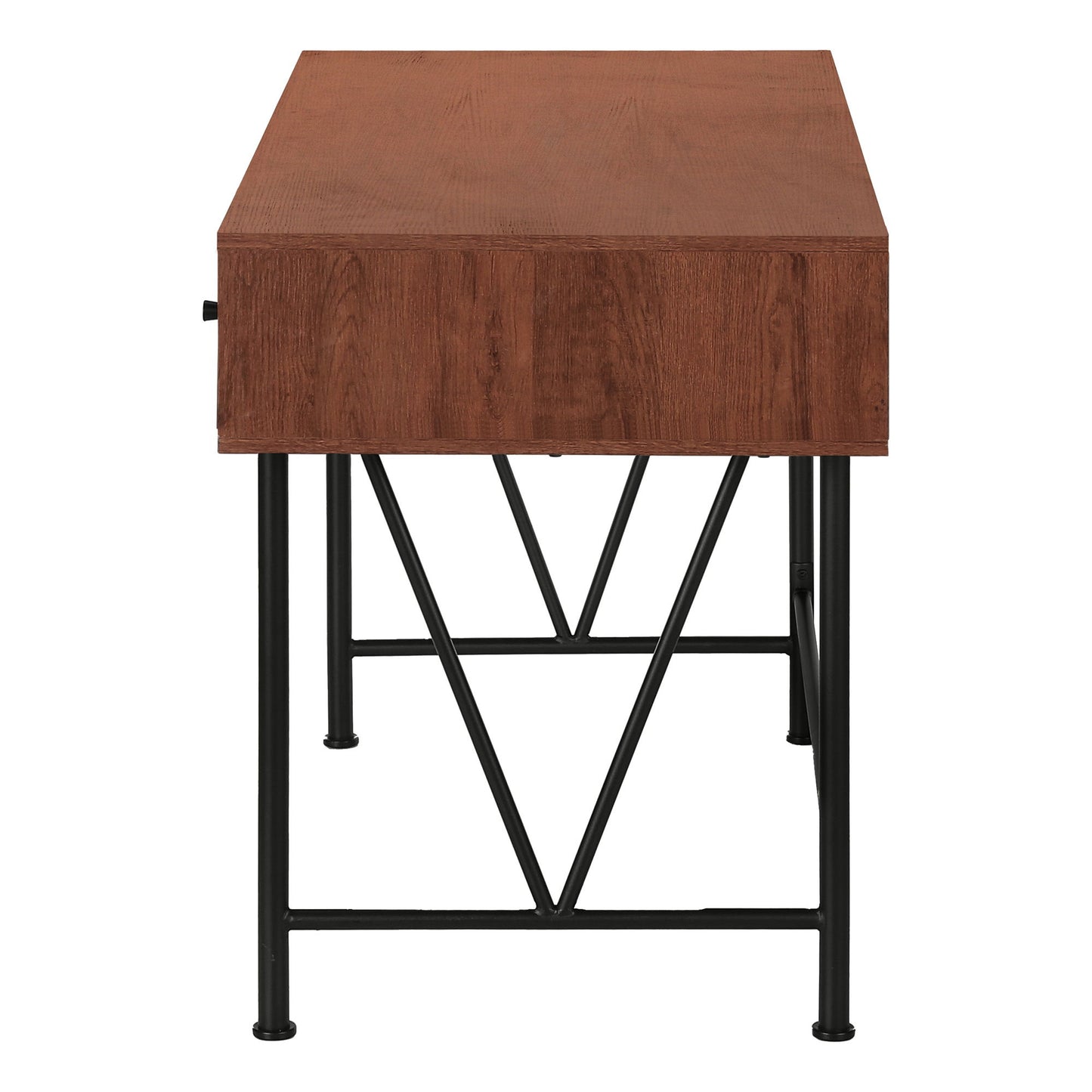 Computer Desk For Home Office, Laptop, Storage Drawers, Transitional - Cherry
