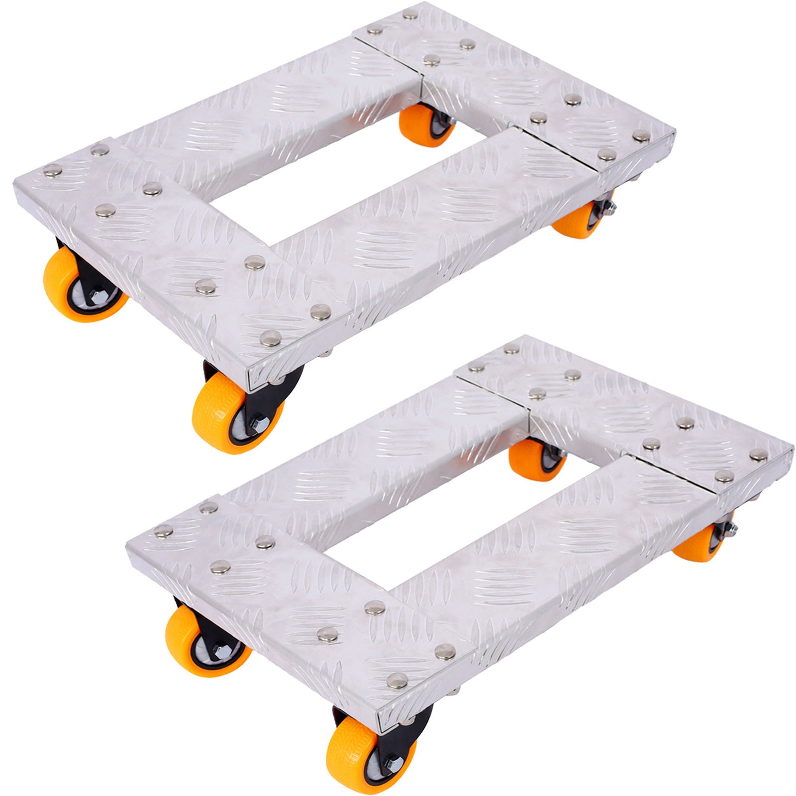 Movers Dolly Heavy Duty Furniture Dolly Trolley Cart, Aluminum Frame With 3