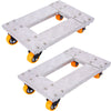 Movers Dolly Heavy Duty Furniture Dolly Trolley Cart, Aluminum Frame With 3