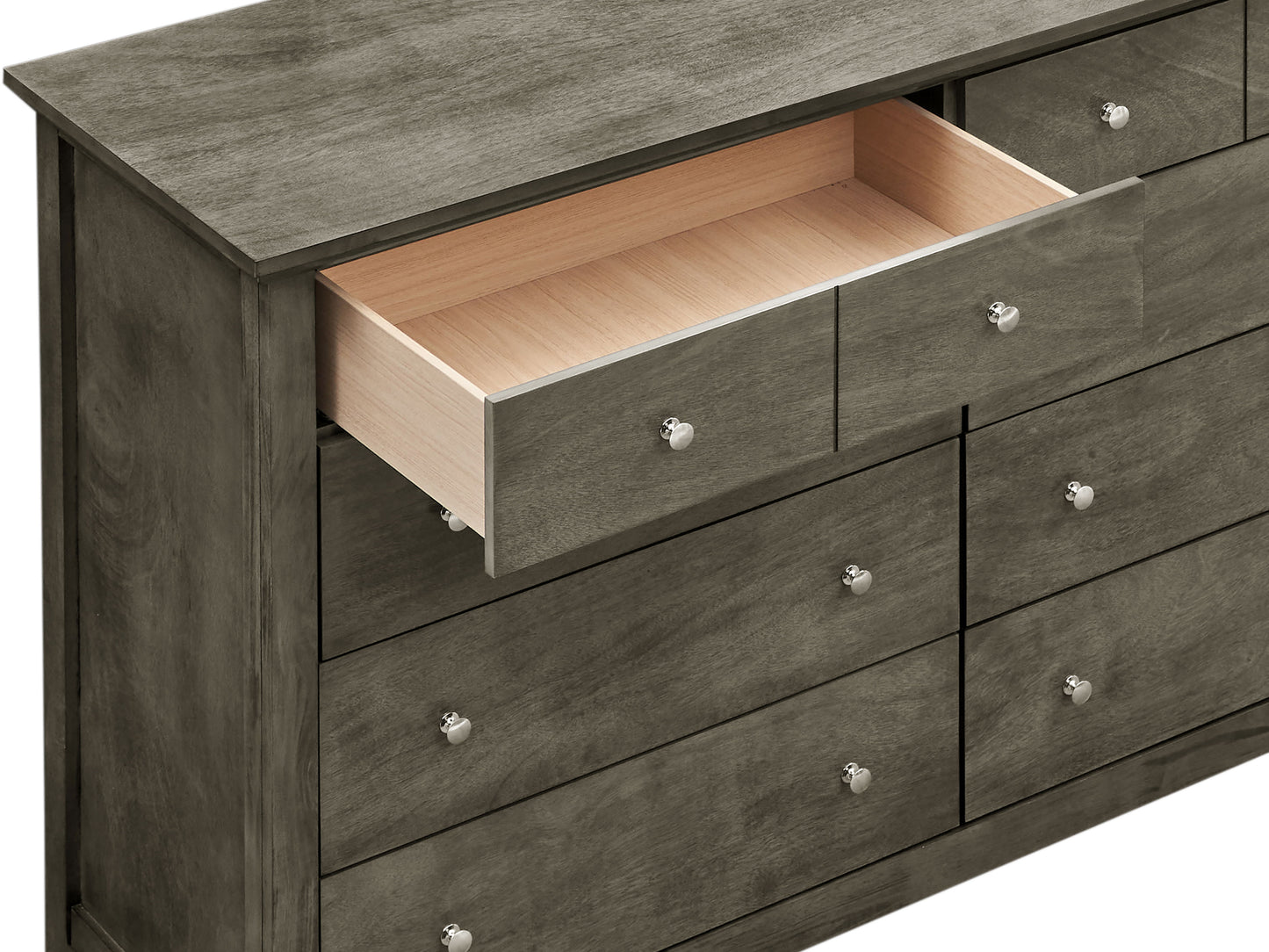 Elegant Casual Dresser - Gray