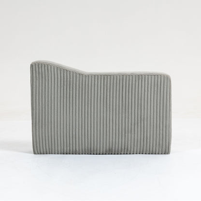 Modular Sofa Single Armrest Backrest Module For Modular Sectional Sofa Couch Side Armrest - Gray