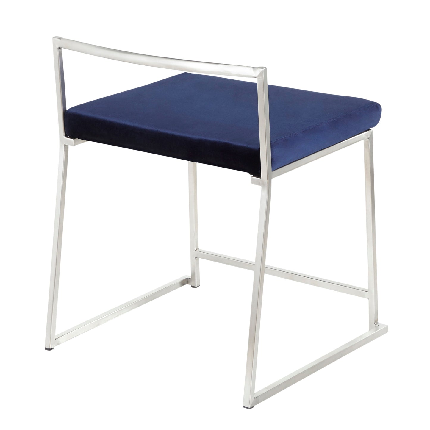 Fuji - Contemporary Stackable Dining Chair (Set of 2) - Blue