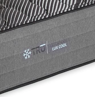 Pure Ice - 14" Twin Lux Firm Quilted Mattress - Black