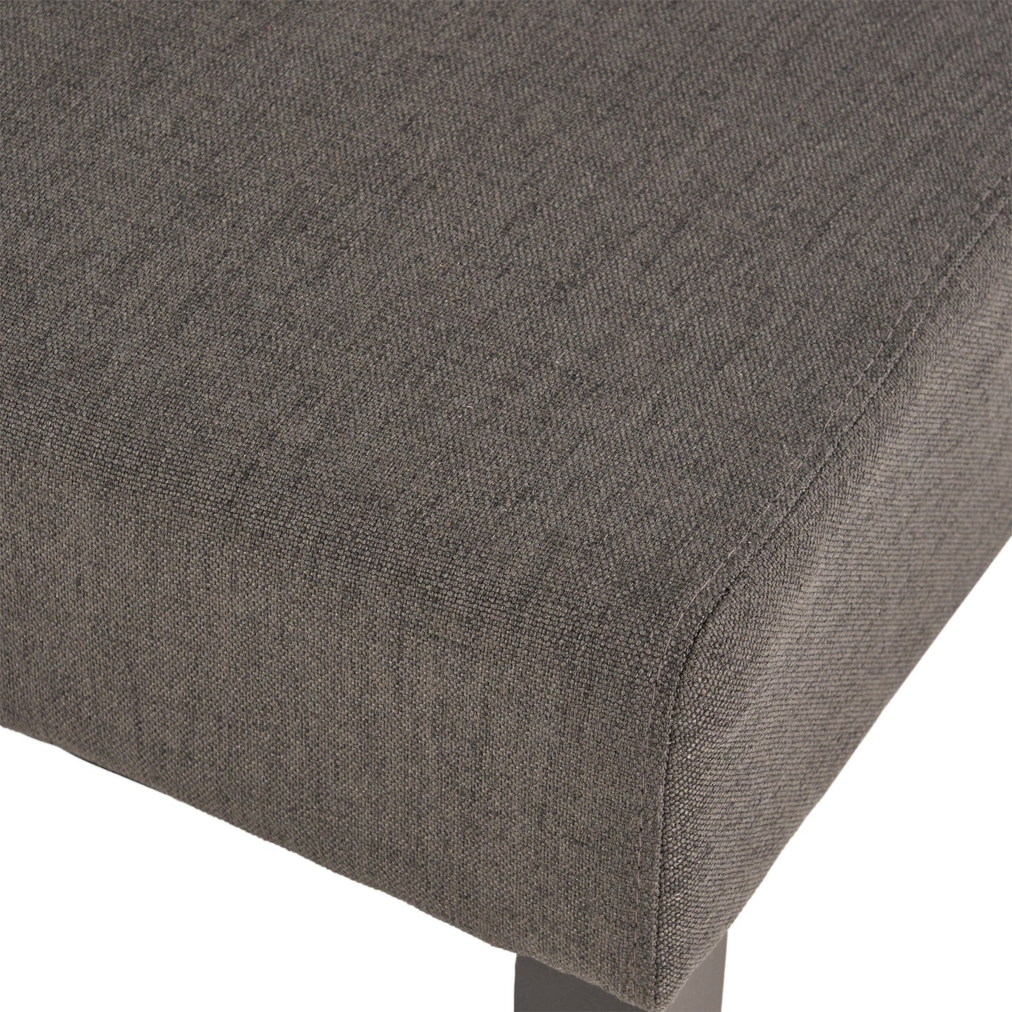 Broxton - Tuft Dining Rolltop Chairs With Button Tufted Backrest (Set of 2) - Dark Gray