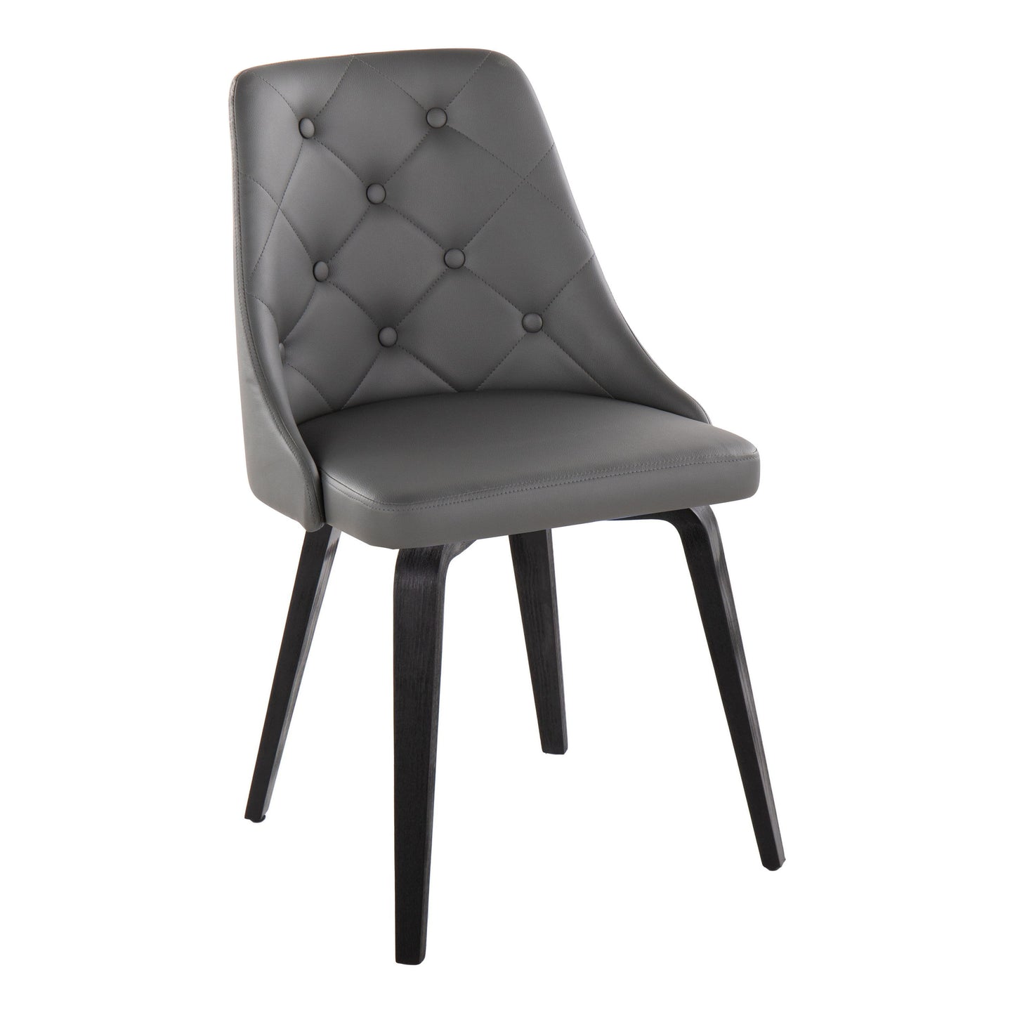 Marche - Contemporary / Dining Chair (Set of 2) - Black / Gray