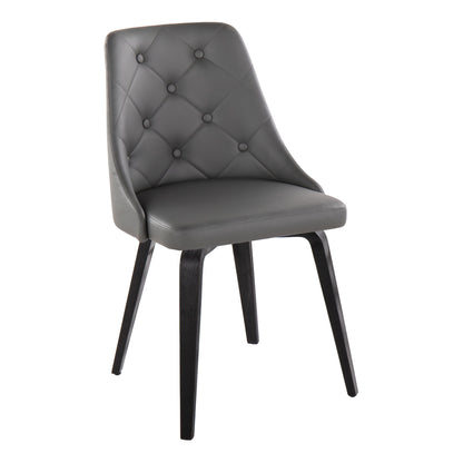 Marche - Contemporary / Dining Chair (Set of 2) - Black / Gray