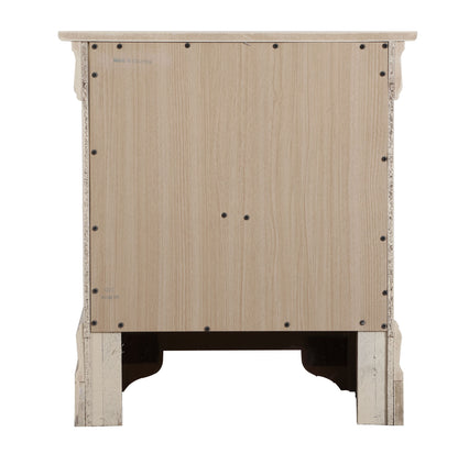Louis Phillipe - Elegant Traditional Nightstand - Beige
