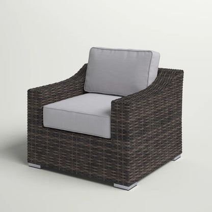 Patio Chair With Cushion - Espresso