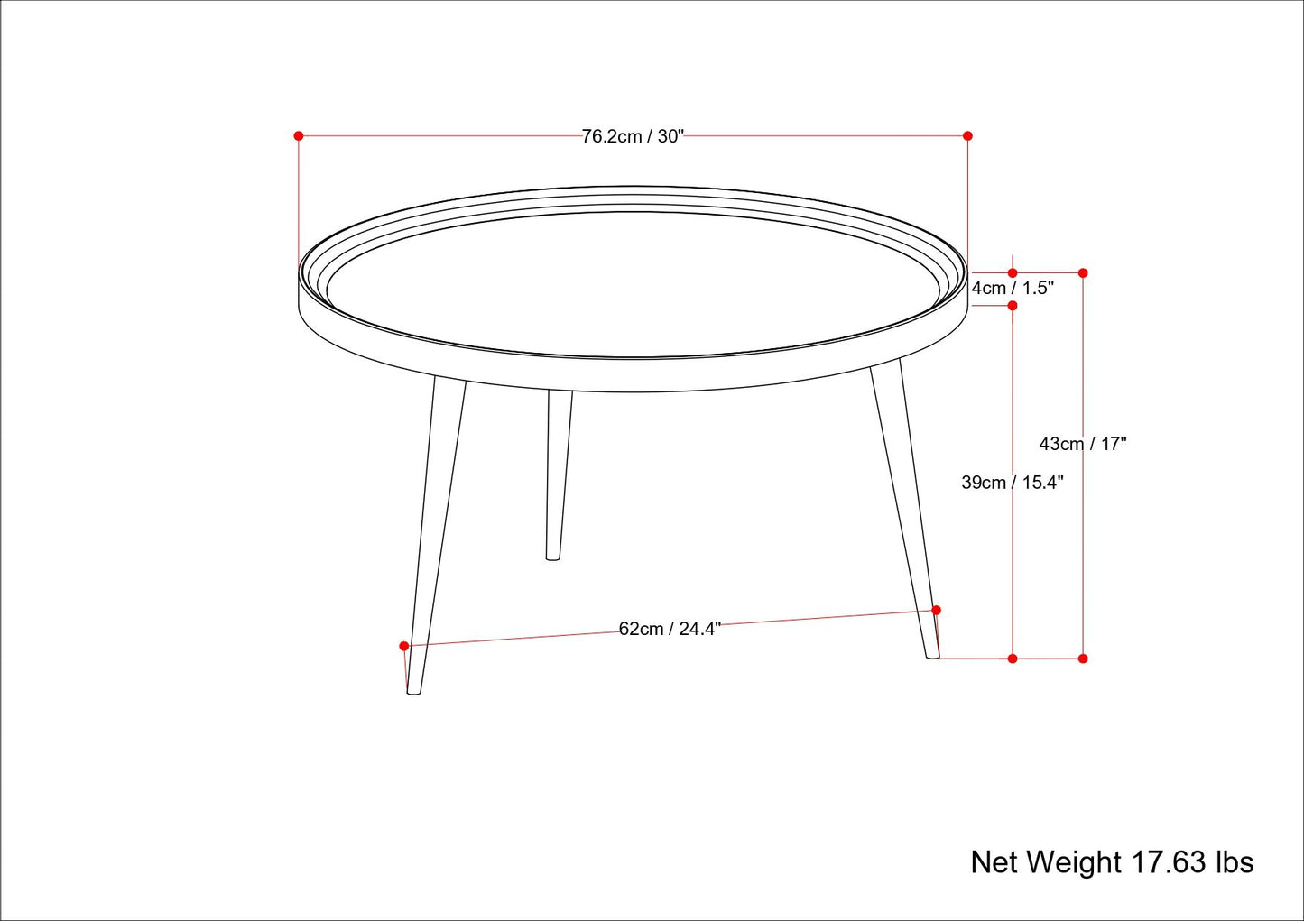 Clairmont - Coffee Table - Cognac