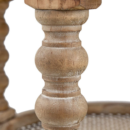 Round 3 Tiered Side Tabel, End Tabel For Lving Room Bedroom Entryway - Brown