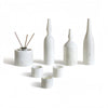 Luxury Natural Marble Living Room Accessories Set, 7 Pieces, Genuine Real Marble - White