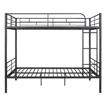 Full Over Full Metal Bunk Bed - Black