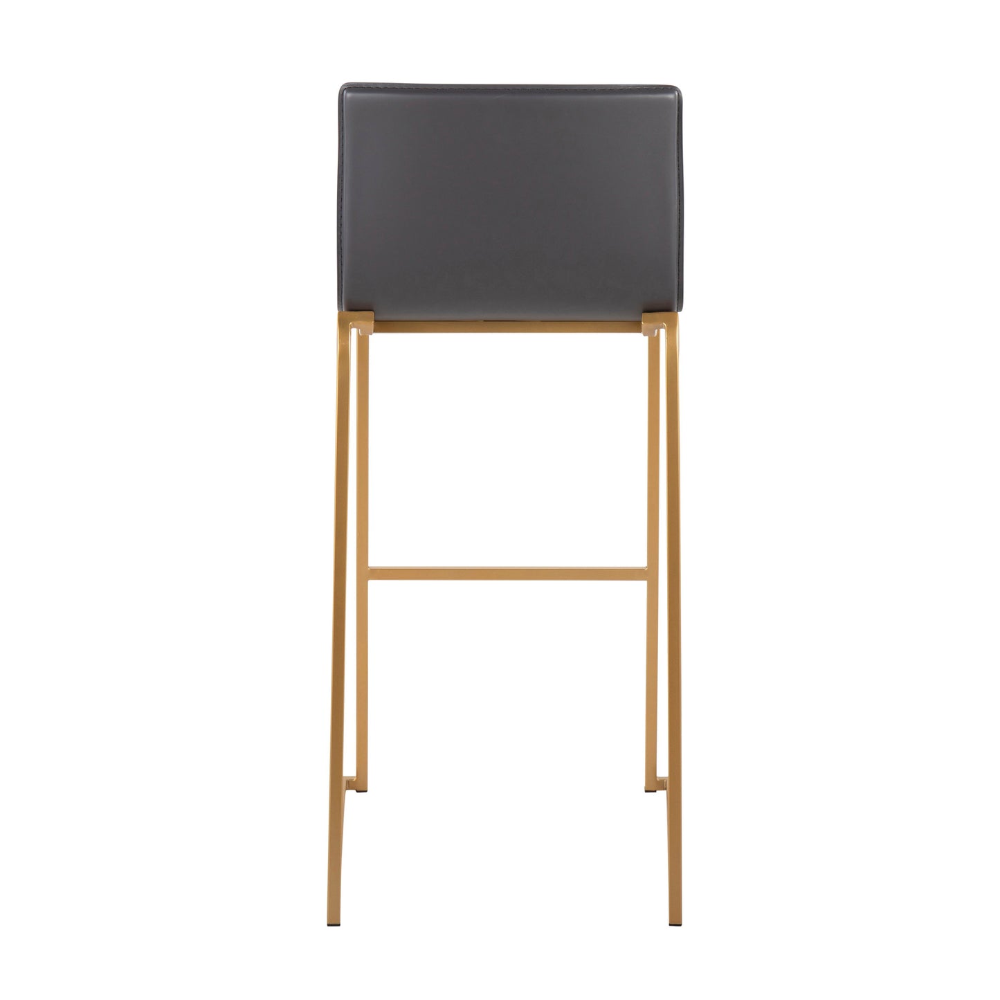 Mara - Contemporary Barstool (Set of 2) - Gold / Gray