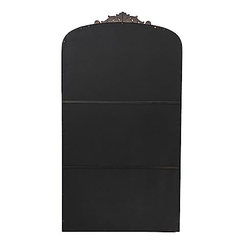 Full Length Mirror, Arched Mirror Hanging Or Leaning Against Wall Large Mirror For Living Room - Gold