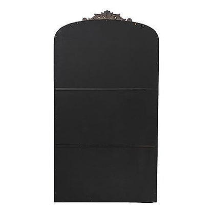 Full Length Mirror, Arched Mirror Hanging Or Leaning Against Wall Large Mirror For Living Room - Gold
