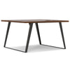Lowry - Square Dining Table - Brown - Wood