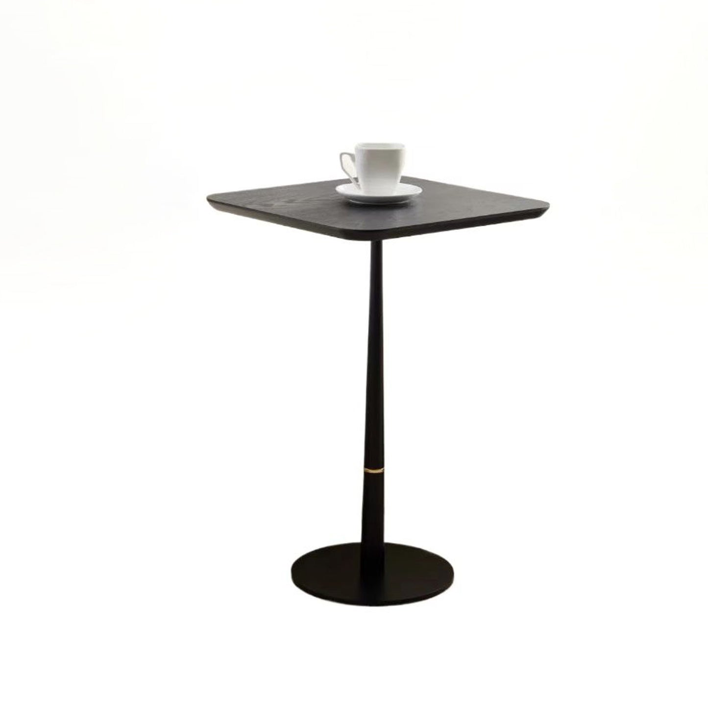Modern Square Coffee Table And Computer Desk - Black / Gold