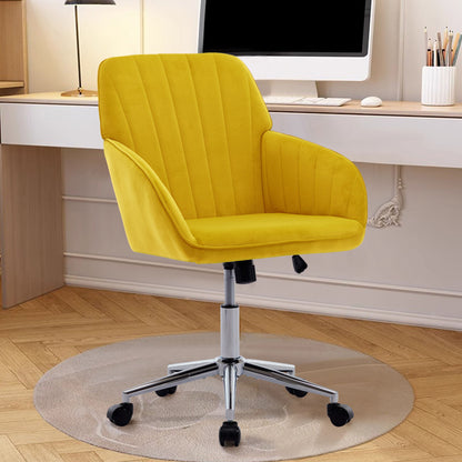 Swivel Office Chair - Bright Yellow
