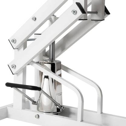 Hydraulic Pet Grooming Table With"H" Arm - Purple