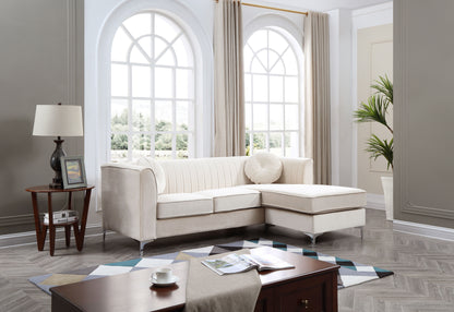 Delray - Sofa Chaise - Ivory