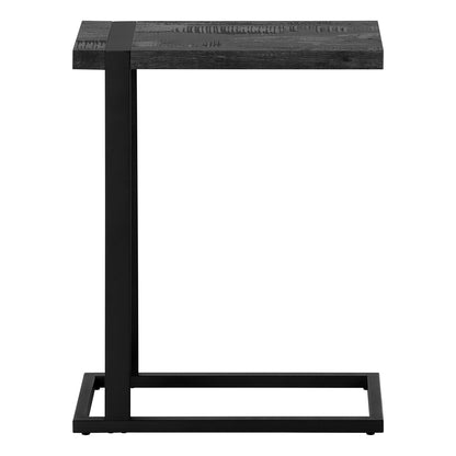 Accent Table, C - Shaped, Contemporary, Versatile Use - Black