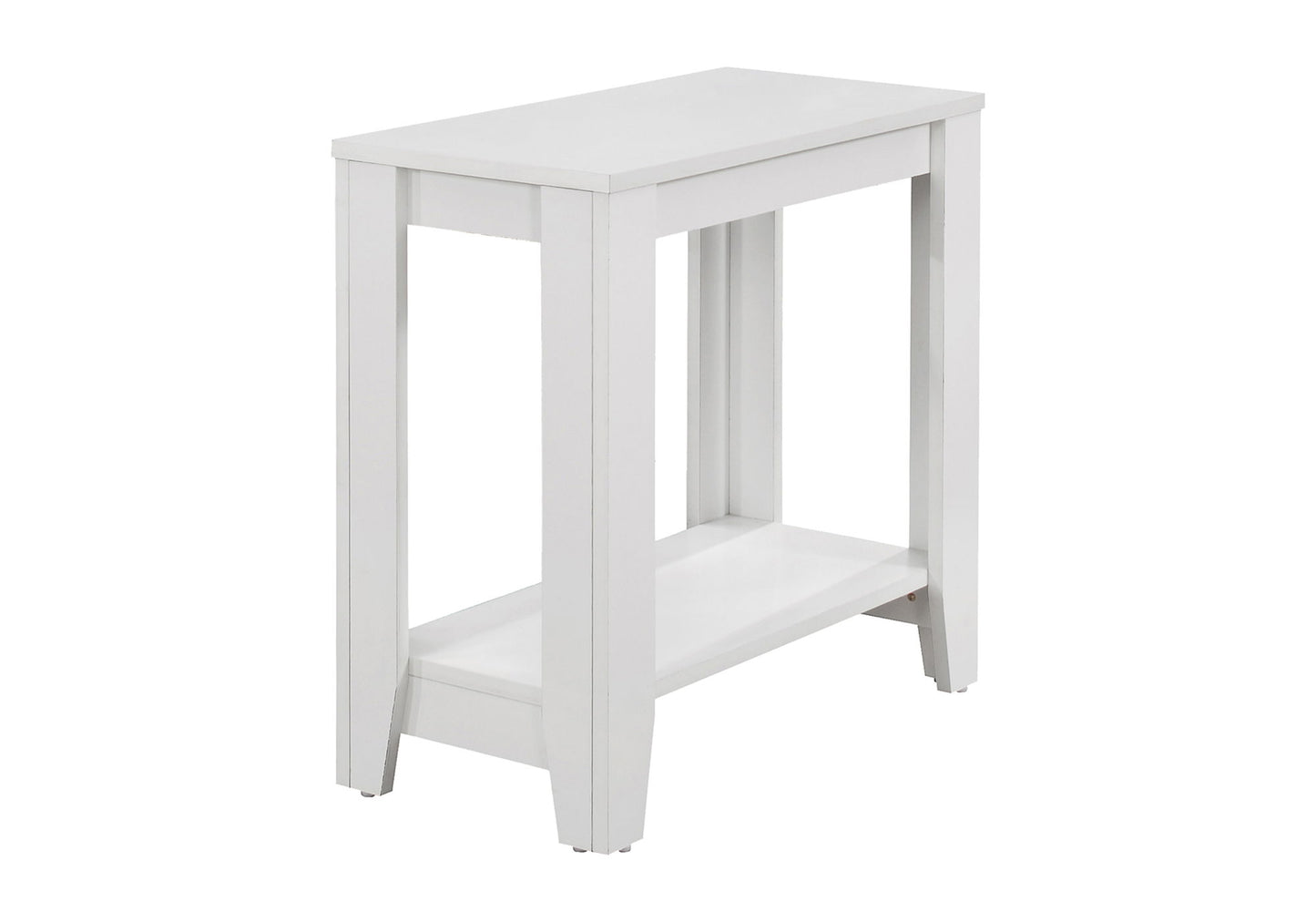 Accent Table, Side Transitional - White