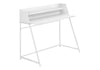 Computer Desk For Home Office, Laptop, Storage Shelves, Contemporary Convenient Design - White