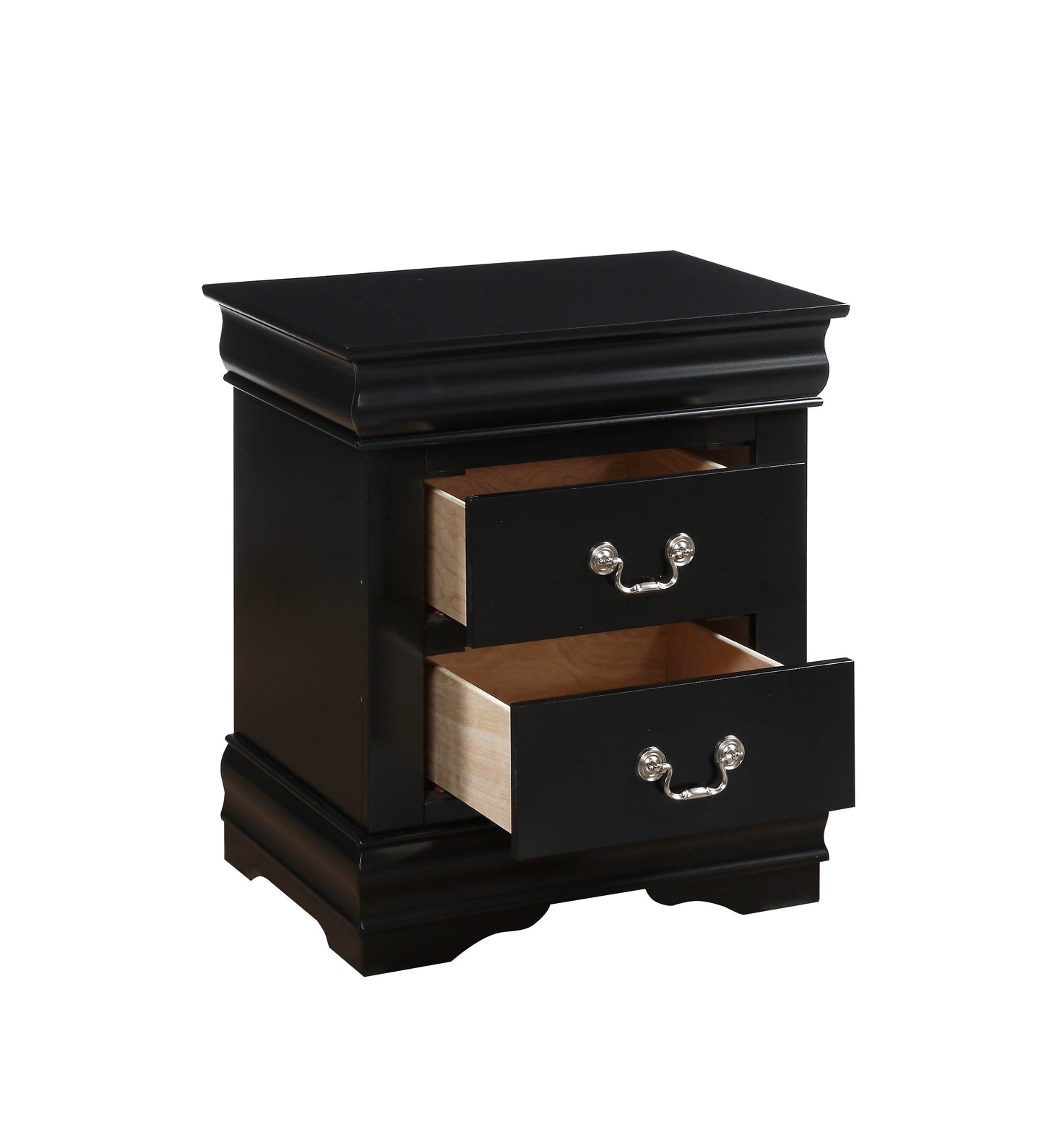 Louis Philippe - 2 Piece Eastern King Bedroom Set - Black