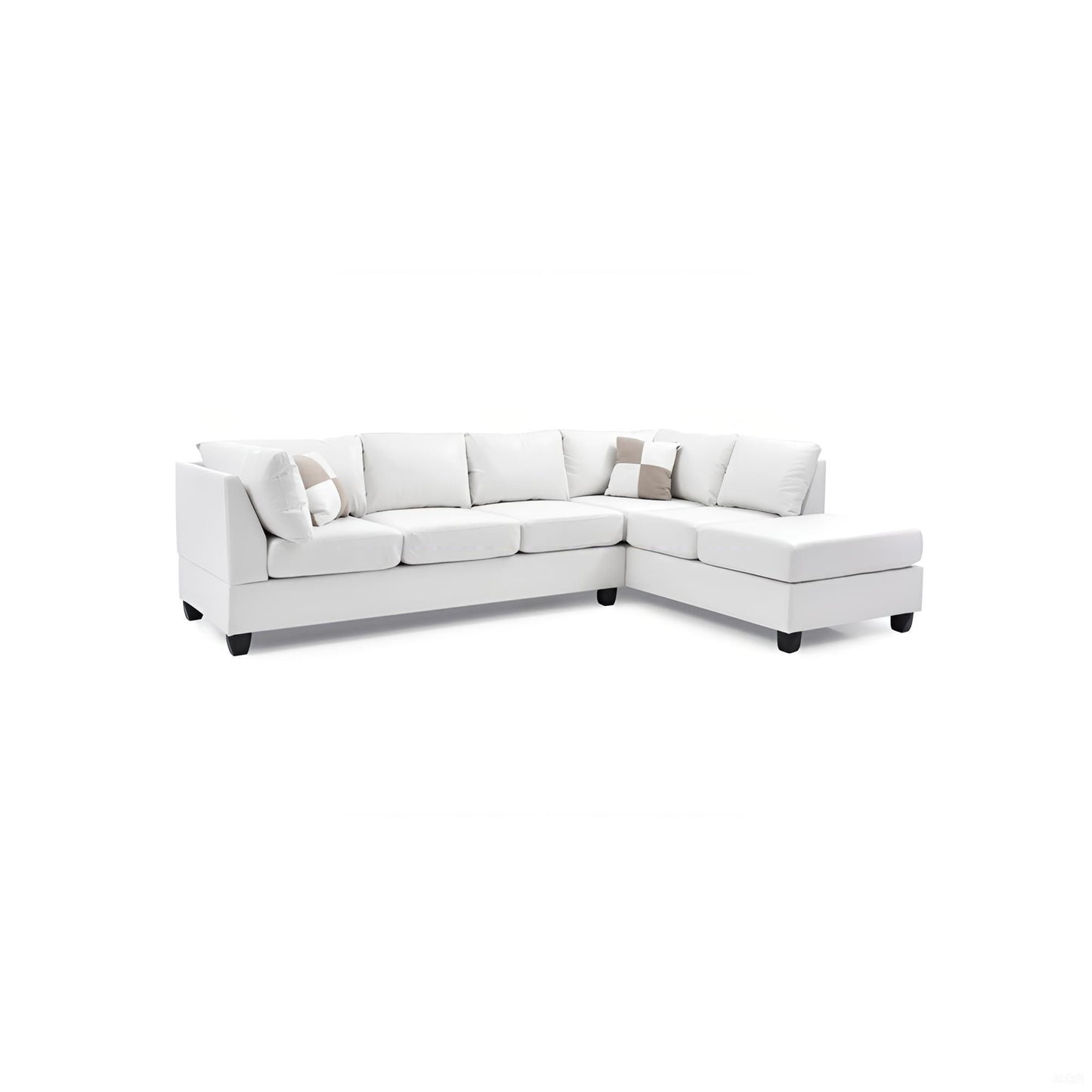 Malone - Sectional - White
