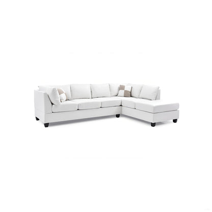 Malone - Sectional - White