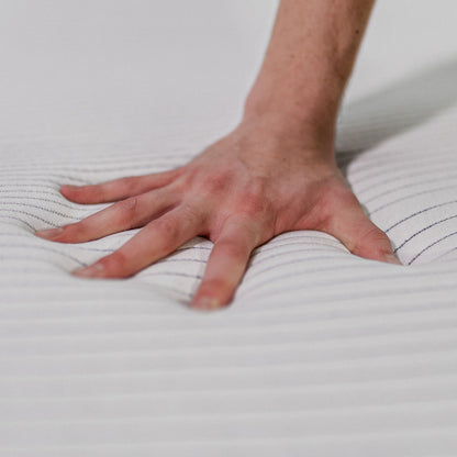 Regen - 10" Twin Long Size Cooling Copper Infused Memory Foam Mattress - White