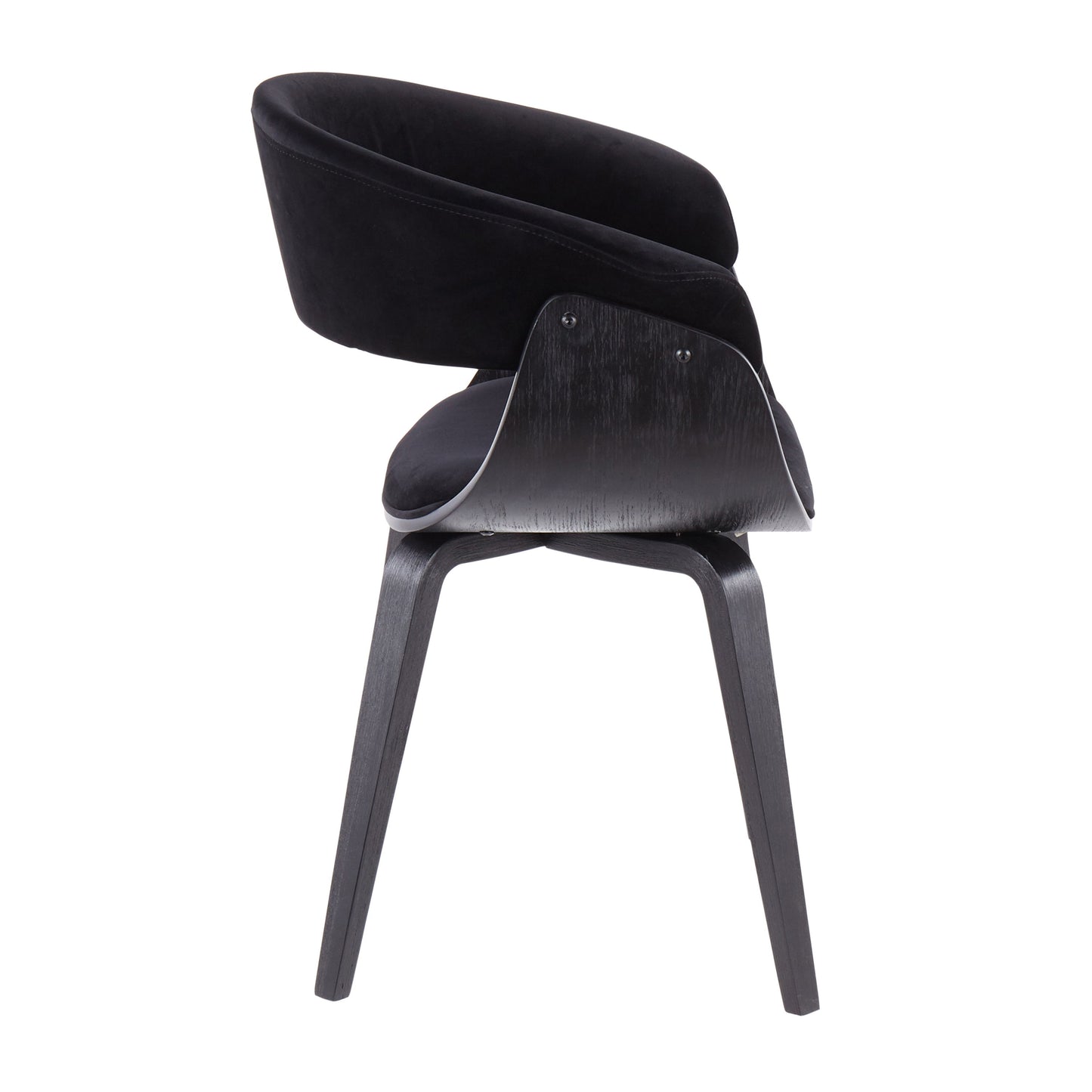 Vintage Mod - Mid-Century Modern Dining / Chair (Set of 2) - Black