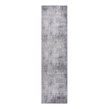 Marfi - 2' X 8' Abstract Runner Rug - Light Gray