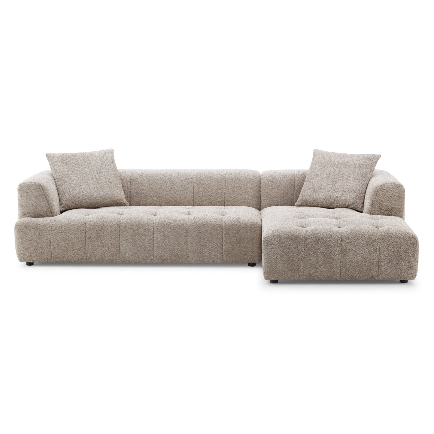 Kaynes - Right Sectional Sofa - Mocha