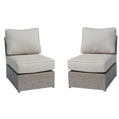 Patio Chair With Cushions - Gray Mix